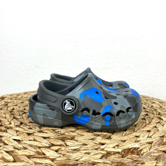 Camo Other - Crocs grey blue sandals camo
